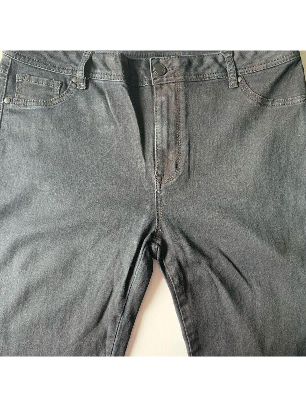 Avenue Denim Women's Petites Bootcut Jeans Black Size 18P 5-Pocket